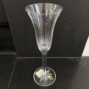 NWT Waterford Giselle Champagne Flute 10"H Crystal Ireland New Sticker